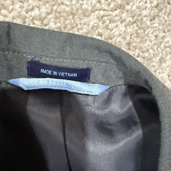 Cam Newton Made Mens Gray Notch Lapel 2 Button Wool‎ Blend Blazer 40R - Picture 5 of 7